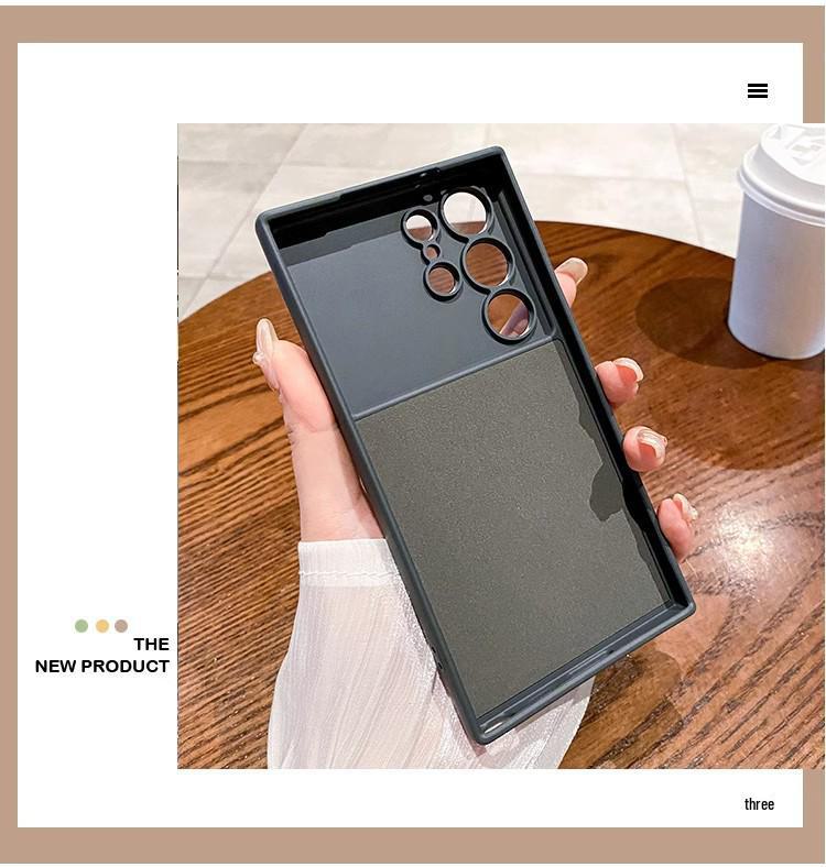 Liquid Silicone Case & Full Lens Film for Samsung S22/S23/S24 Ultra - Anti-Fall