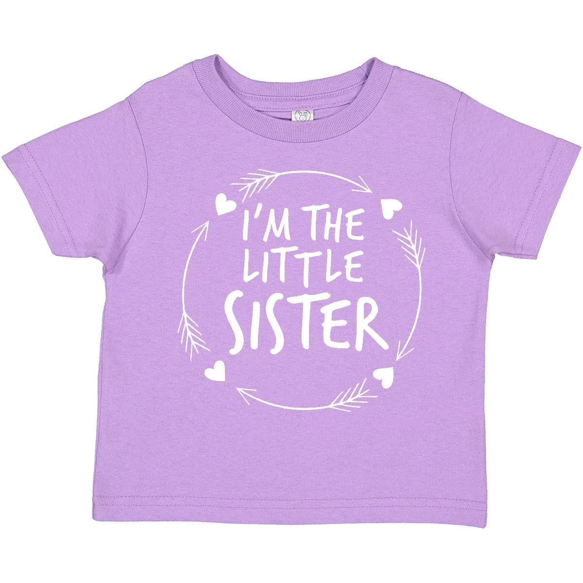 Inktastic I m The Little Sister Toddler kids boys T-Shirt Siblings Sibling Family Girl New 140