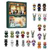 Animal Hospital Christmas 24piece Acrylic Blind Box Collection For Holiday Celebrations