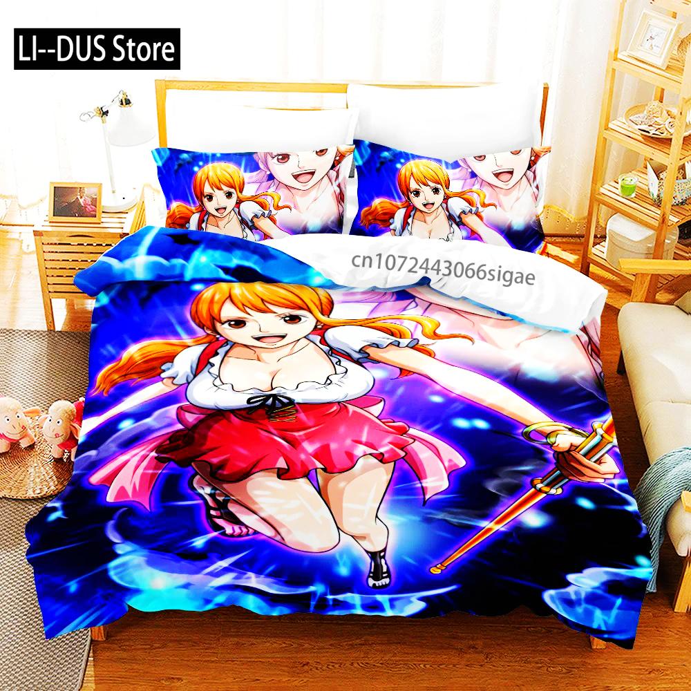 Boa Hancock Sängkläder Set Enkel Twin Full Queen King Size Queen Kejsarinna Sängset Vuxen Pojkar Sovrum Påslakan Set 3D-tryck