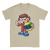 Cute Senninha Ayrton Senna Tee Shirt for Men Women Graphic Printed T Shirts Cartoon 100% Cotton Clothing