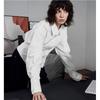 French-style foreign-style shirt, top, versatile and thin, casual and irregular design, long-sleeved shirt, small shirt, loose new.