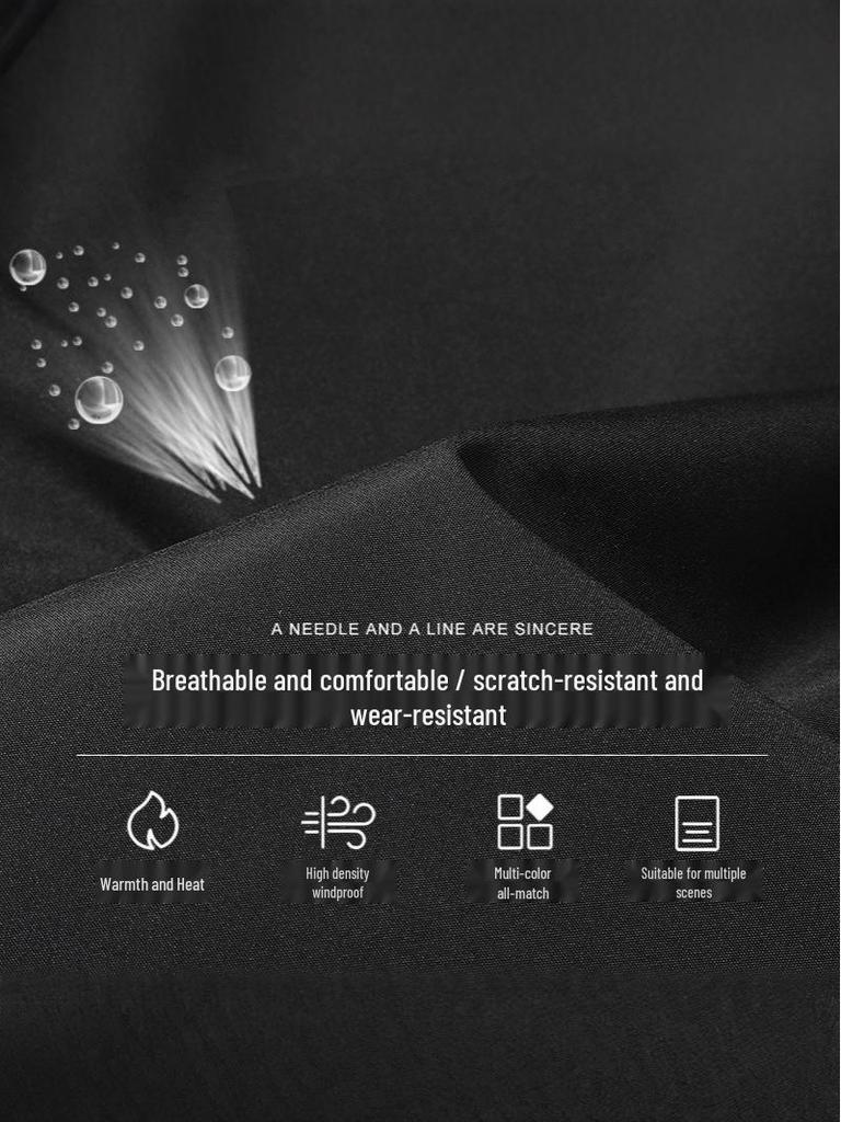 Goldene Schuppe Herren & Damen Winter Wasserdichte Wolljacke - 2025 Outdoor Winddicht, Verdickt für Wärme