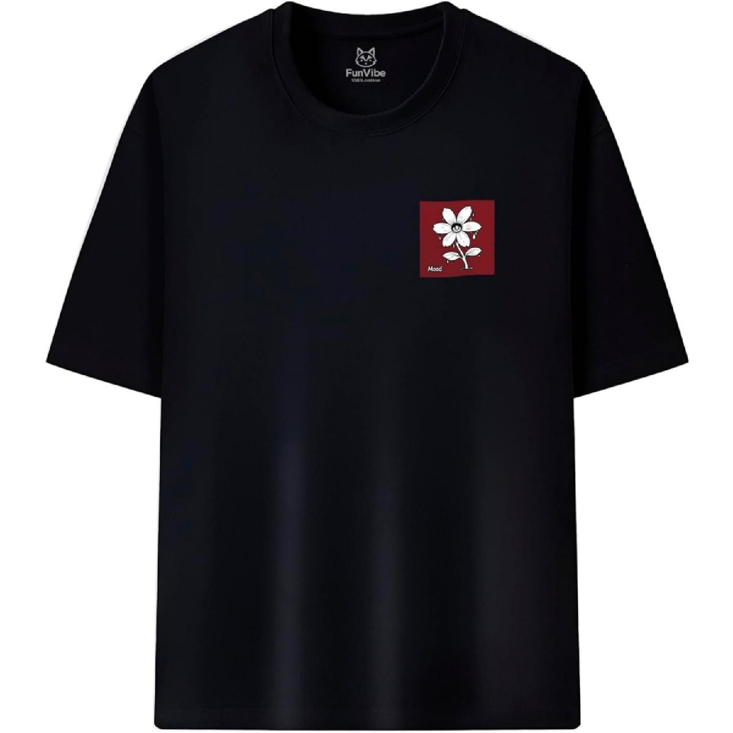 

Graphic Tee Women Flower Top Eagle Men Humorous Kawaii Life is Good Floral 100% Cotton T-Shirt XXXXXL чорний