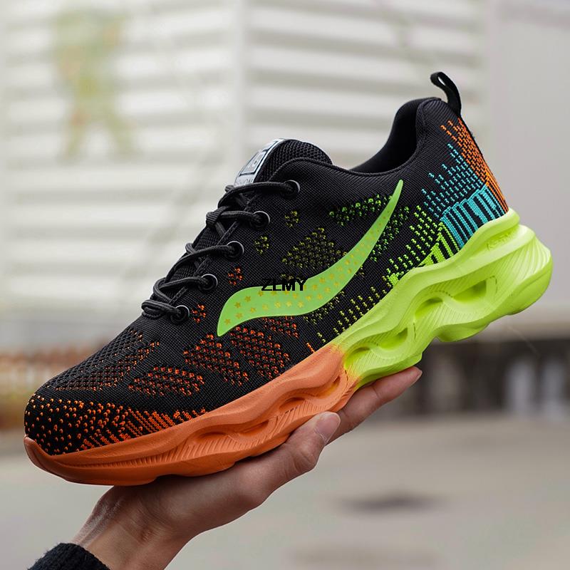 

Новая мужская защитная обувь, устойчивые к проколам кроссовки со стальным носком для мужчин, промышленные дышащие рабочие защитные ботинки, легкая защитная обувь 44 оранжевый