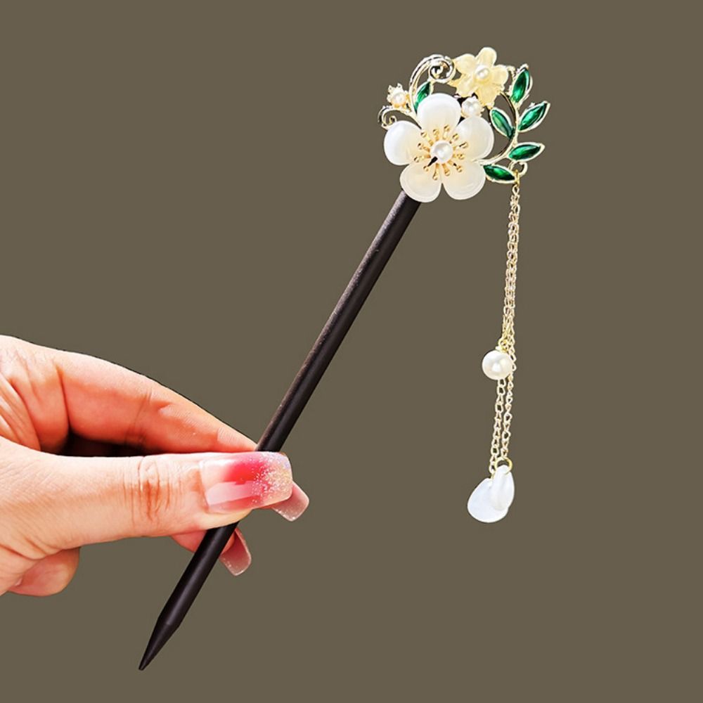 Handmade Hanfu Hair Bun Vintage Hair Chinese Elegant Retro Hair Clips  for Pan Headdress