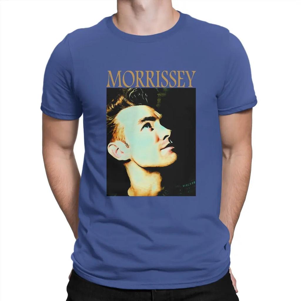 Morrissey 80s 90s Unisex TShirt The Smiths O Neck Tops Fabric T Shirt Humor High Quality Birthday Gifts
