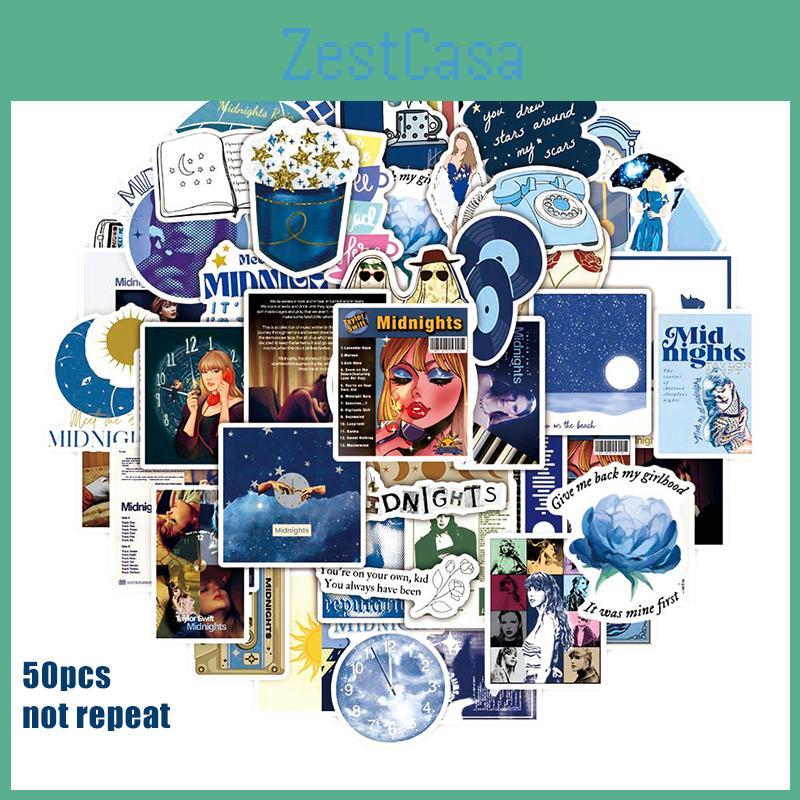 50 Stück Taylor Swift Neues Album Aufkleber Wasserdicht Wiederverwendbar Graffiti Dekor