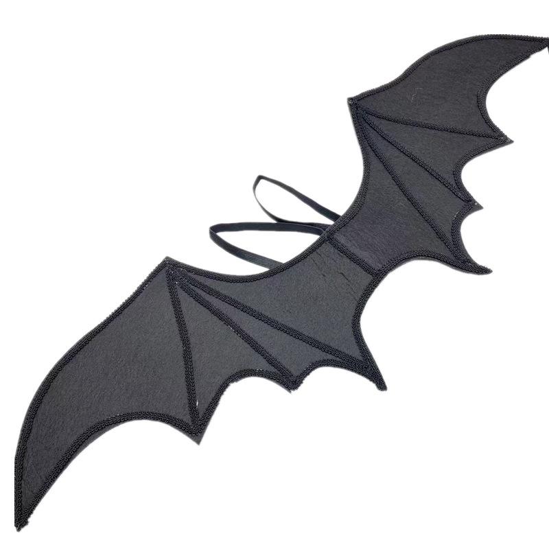 

Handmade Lace Bat Wings Halloween Costume One Size