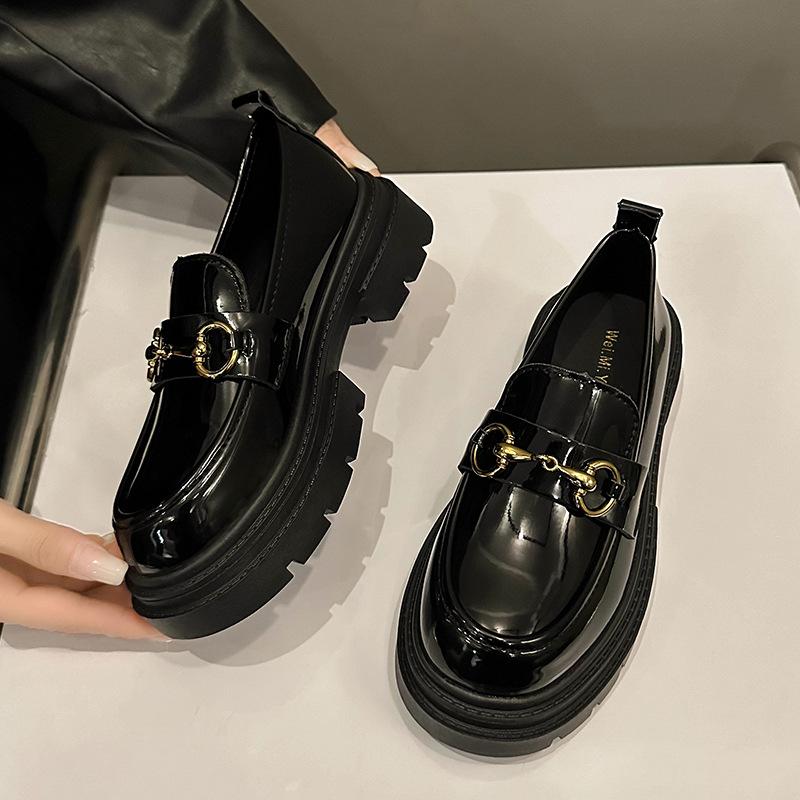 

Женские лоферы на платформе, новые весна-осень 2025, японские jk Мэри Джейн, одинарная обувь, колледж, британский стиль, маленькие кожаные туфли 40