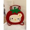 Tomato Hello Kitty Tote Bag For Women And Men With Padded Shoulder Straps And Storage Functionality