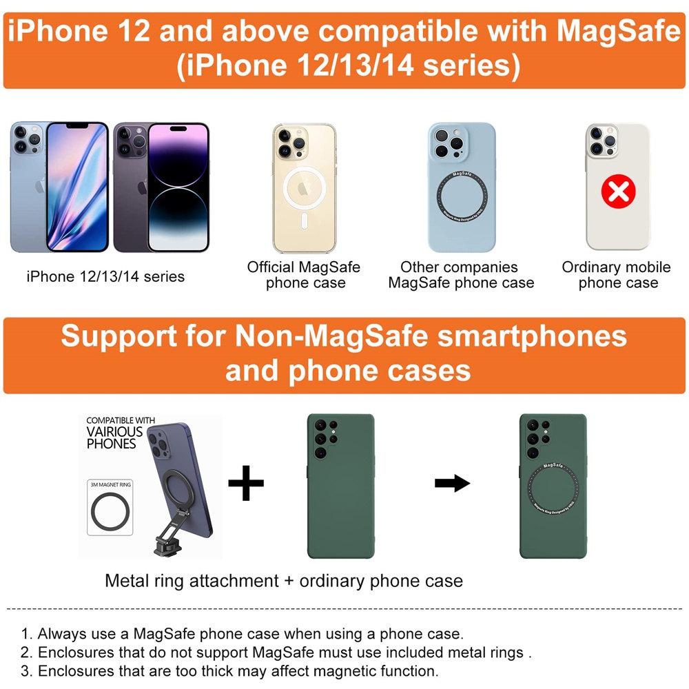 2025 Aluminum Camera Hot Shoe Magnetic Phone Holder w Arca Coldshoe Phone Mount for MagSafe Iphone 16 15 Samsung Monitor Bracket 7