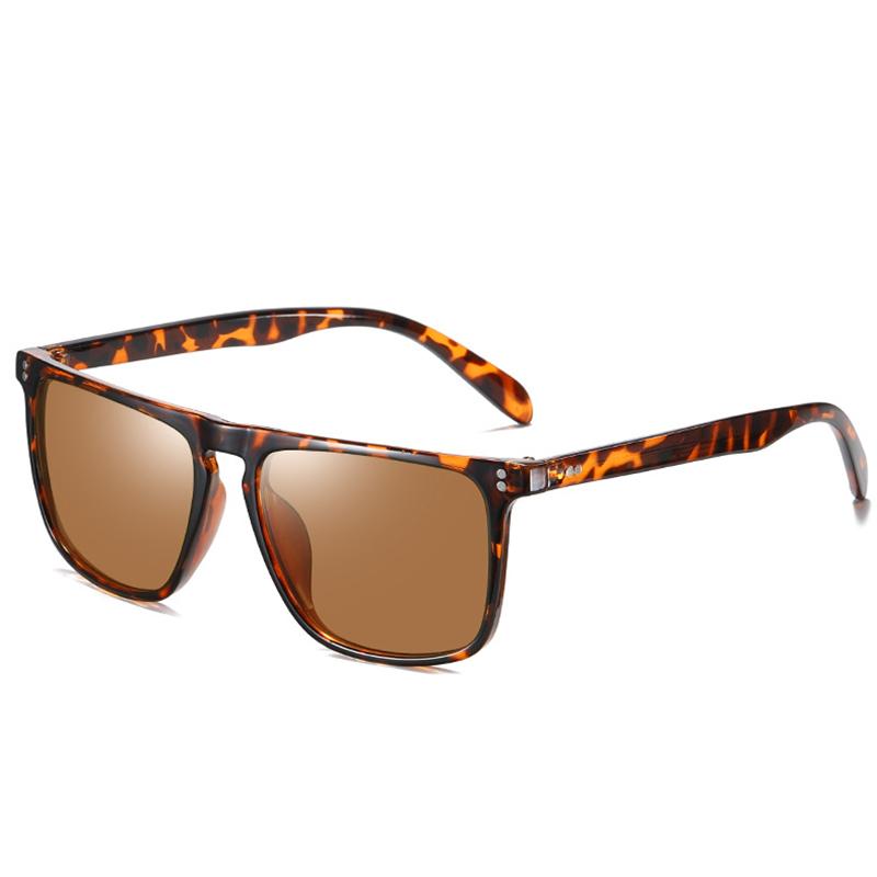 Flat Top Square Glasses Stylish Sports Eyewear for Car Running Driving Travel and Fishing Sunglasses 0 -0.5 -0.75 -1.0 To -6.0