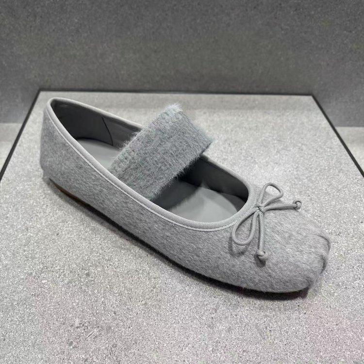 Xiaohongshu Popular Single Shoes Women 2025 Autumn New Bow Retro Mary Jane Shoes Ballet Single Shoes Women