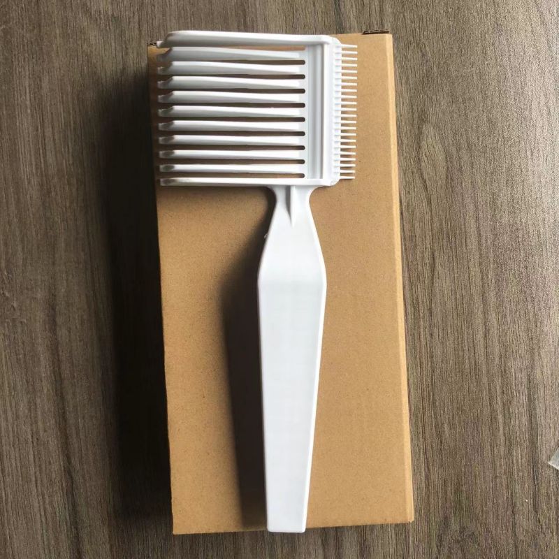 Men's gradient hairstyle comb hair cutting tool professional hair comb styling tools men flat top guide comb haircut clipper