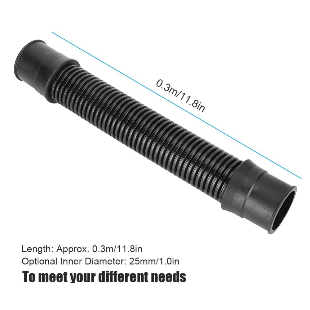 Karbowana konstrukcja Wąż do akwarium Czarny karbowany wąż Akwarium Mieszki Akwarium