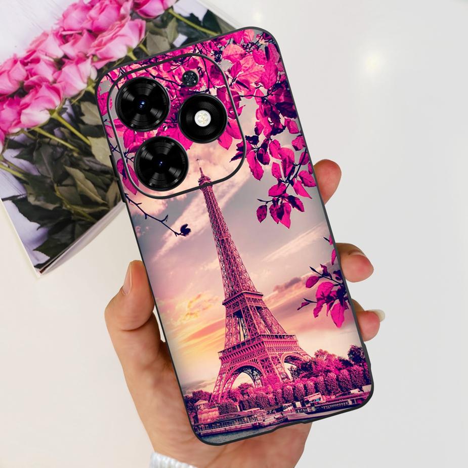 For Infinix Smart 8 Case X6525 Luxury Popular Painted Cover Matte Phone Case For Infinix Smart 8 Smart8 Soft Fundas 6.6'' Bumper