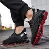Men's Breathable Knit Running Shoes Lightweight Non-slip Athletic Sneakers