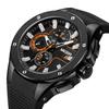 Megir Menn Sport Klokke Vanntett Lysende Kronograf Quartz Army Military Watches Klokke Menn