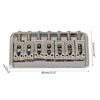 Metal Fixed Hardtail Saddle Bridge with Wrench & Screws Top Load Guitar Tailpie