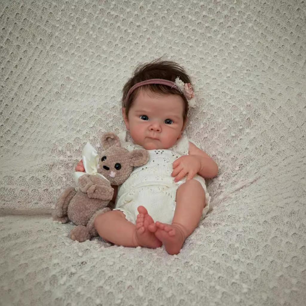 

Silicone Reborn Baby Doll With 3d Painted Features For Collectors And Gifts