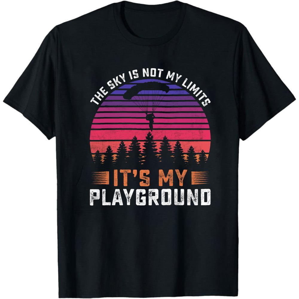 The Sky Is Not My Limits Its My Playground Graphic T Shirt Unisex Summer Cotton Short Sleeve Sky Player Meme Casual Daily Outfit