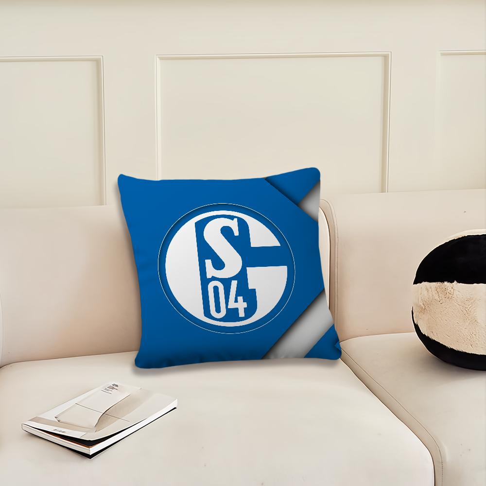 

Футбольний клуб S-Schalke 04 Історія наволочка Вітальня Узголів я Офісна подушка Подушка для спальні Наволочка Подушка для сну на дивані 12x12Inch