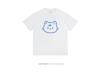 Blurred Lines Dog Print Unisex Streetwear T-Shirt: Trendy & Loose Fit for Couples