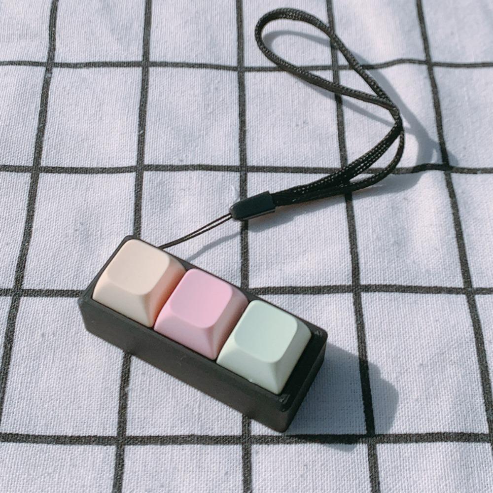 

Anti Stress Finger Keyboard keychain Stress Relief Keychain Pendant Keyboard Button Bag Charm BK-3 keys