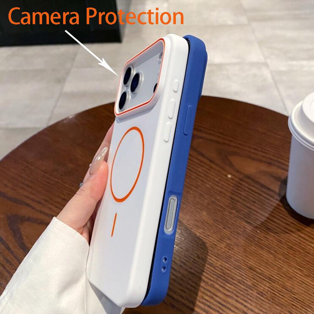 Luxury For Magsafe Soft Silicone Phone Case For iPhone 11 12 13 14 15 16 17 Pro Max Magnetic Wireless Charging Back Case Cover