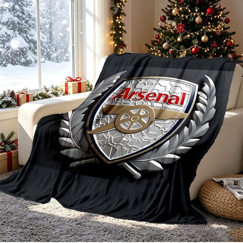 Football team.C Pattern Blanket for Home Decoration, Bed, Sofa, Car Travel, Camping, Suitable for All Seasons, Birthday Christmas Gift
