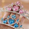 Heart Designs Bridal Tiara Crown Exquisite Women Hair Hoop Girls Party Headbands  Princess Prom