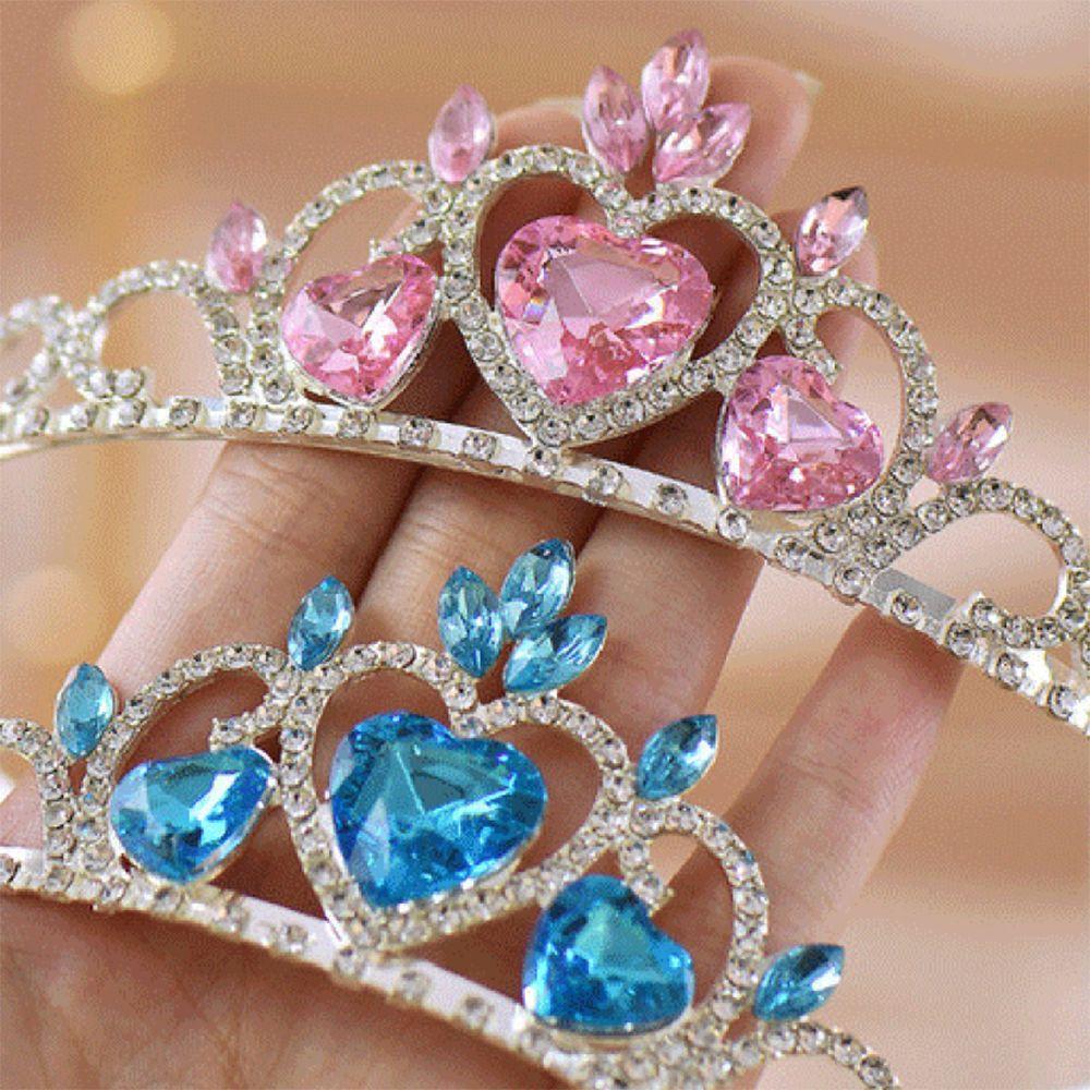 Heart Designs Bridal Tiara Crown Exquisite Women Hair Hoop Girls Party Headbands  Princess Prom