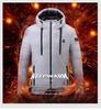 Heated Cotton Coat: Smart Electric Hooded Winter Jacket for Men