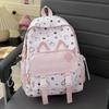 Schoolbag New Female School Style Backpack Cute Cat Primary School Bag Girl Soft Sister Leisure Travel Light Backpack