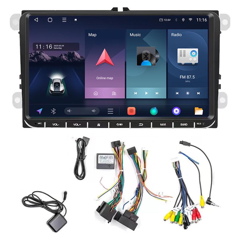 7 To 9-Inch Volkswagen Universal Car Navigation System with Button Controls, Android GPS All-in-One