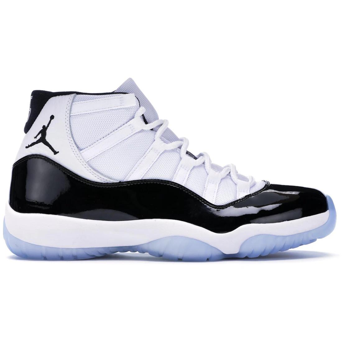 

Новые кроссовки Jordan Air Jordan 11 Concord с высоким верхом, ретро, для баскетбола, унисекс 378037-100 42