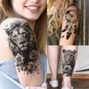 1 Foaie Leu Pătat Cu Flori de Trandafir Tatuaje Temporare Pentru Femei Fete Impermeabile Realiste Autocolant Tatuaj Fals De Lungă Durată