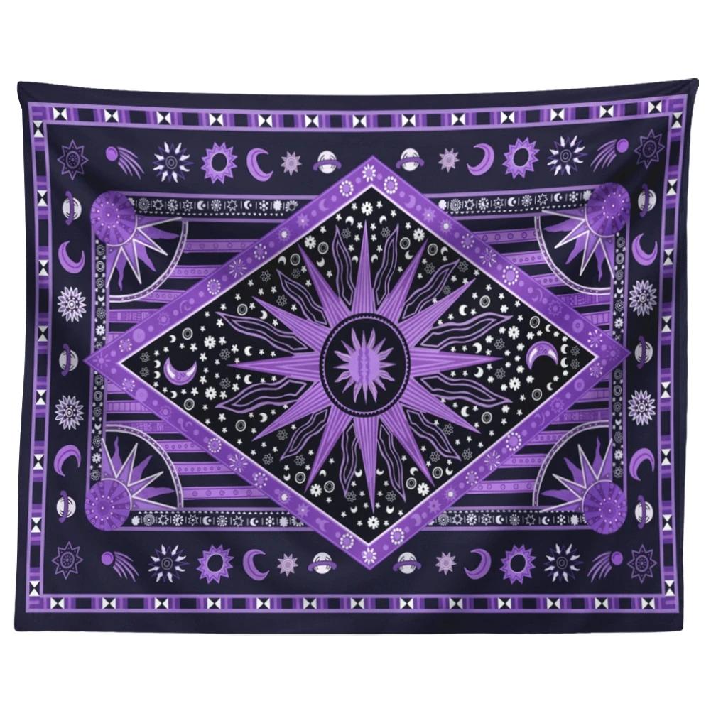 Indian Tarot Divination Mandala Tapestry Hippie Tapestry Bedroom Living Room Backdrop Decor Bohemian Home Decor Aesthetic Tapiz