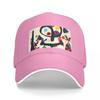 MIRO Abstract Figures Pink 2 Baseball Caps Fashion Unisex Women Hats Outdoor Adjustable Casual Cap Baseball Hat Polychromatic