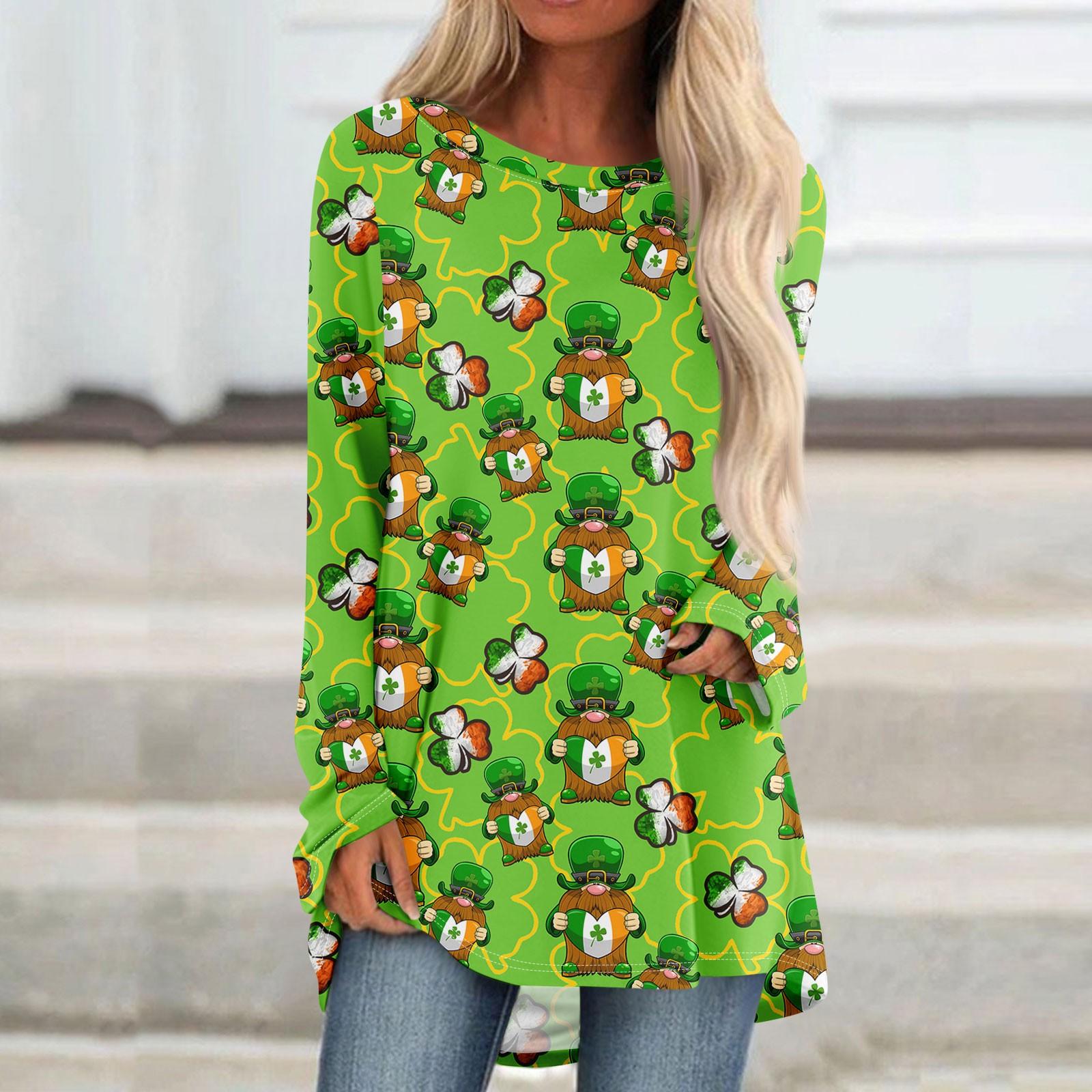

Женская повседневная модная блузка с цветным принтом и длинным рукавом средней длины L армия зеленый