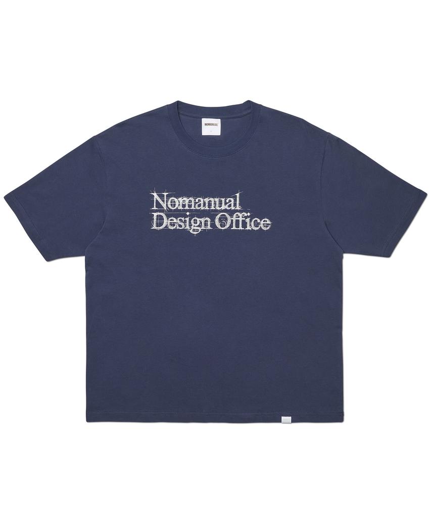 NOMANUAL Nm Design Office T-Shirt - Navy