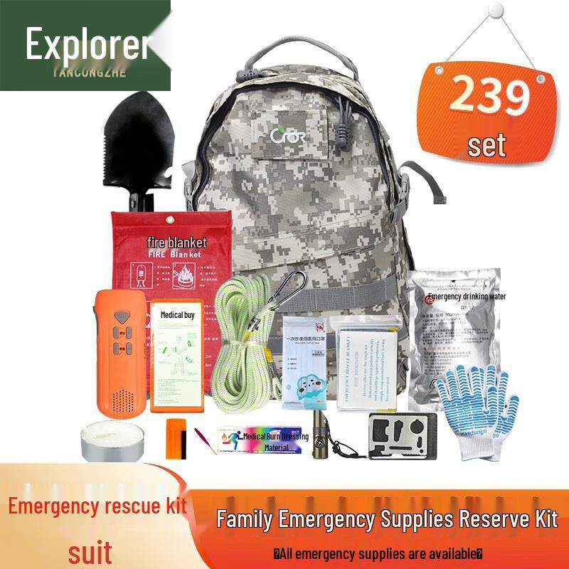 Earthquake Emergency Survival Backpack