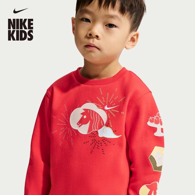 NIKE Год Лошади Ограниченная серия Детский/Малышовый Красный Топ Club 2T (90cm)
