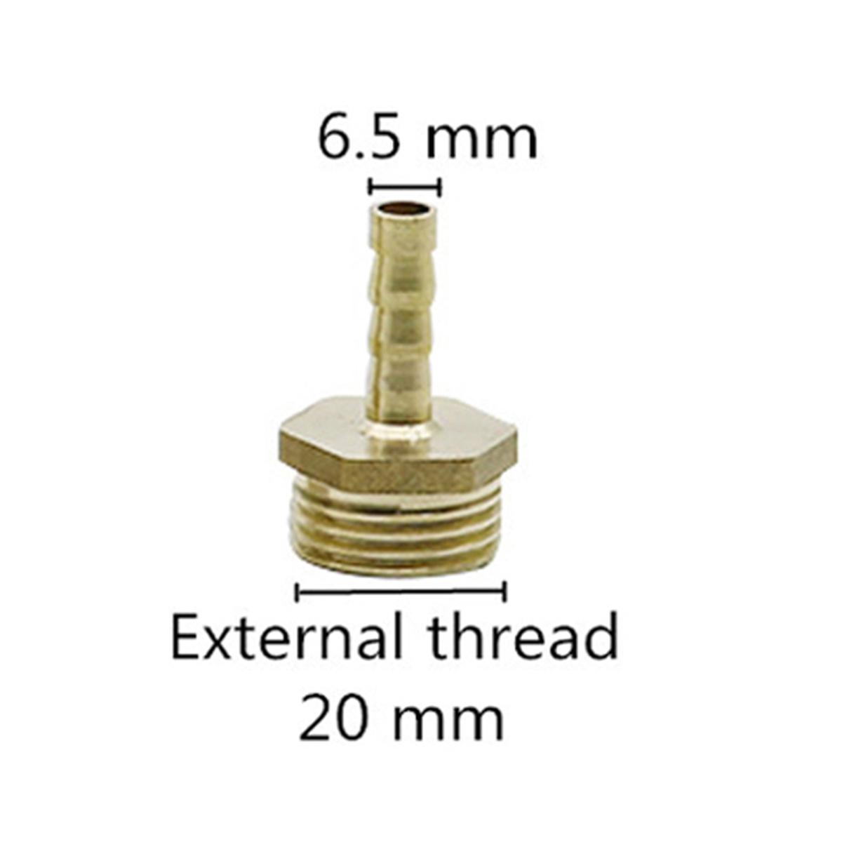 

6.5~19mm Pagoda Straight Connectors 1/2 Female/Male Thread Aquarium Fish Tank Hose Joint Garden Greenhouse Irrigation Coupling 1Pc