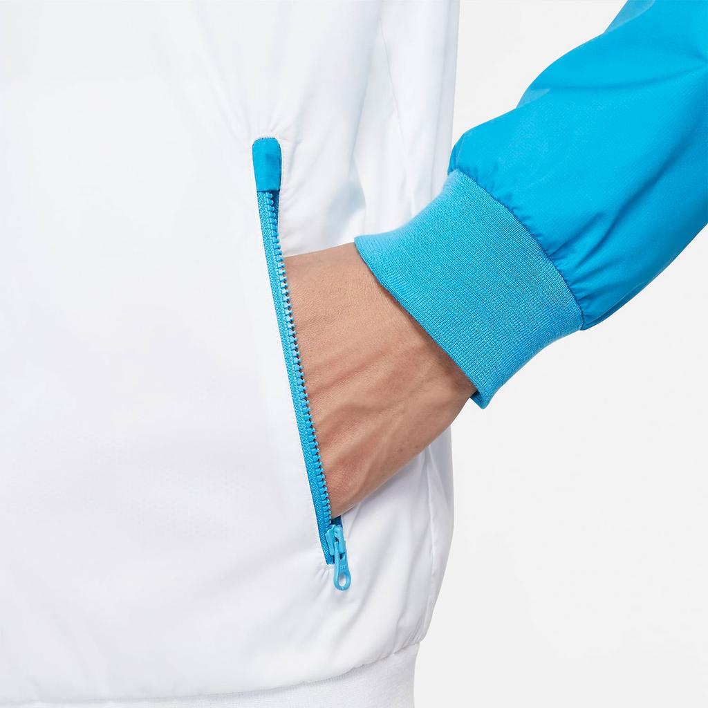 Nike Colorblock Sports Hoodie With Logo Jacket Men Jacket Blue AT5271-105