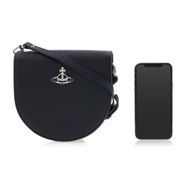 Vivienne WeStwood Vivienne WeStwood Women S Saffiano Saddle croSS Bag 43030097 L001n N402