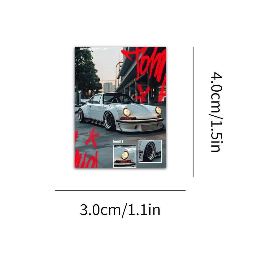 63 Cool Graffiti Car Stickers: Sports, Racing Cars & More - Waterproof for Helmets & Journals