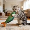 Cat Toy Imitation Fish Design Built-in Catnip Kitten Teething Aid Bite-resistant Teeth Grinder Scratch-Resistant Pet Toy