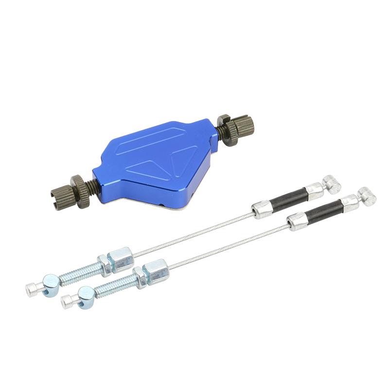 Motorcycle Easy Pull Clutch System Stunt Lever Pull Cable For Off-road Dirt Pit Bik Universal синий